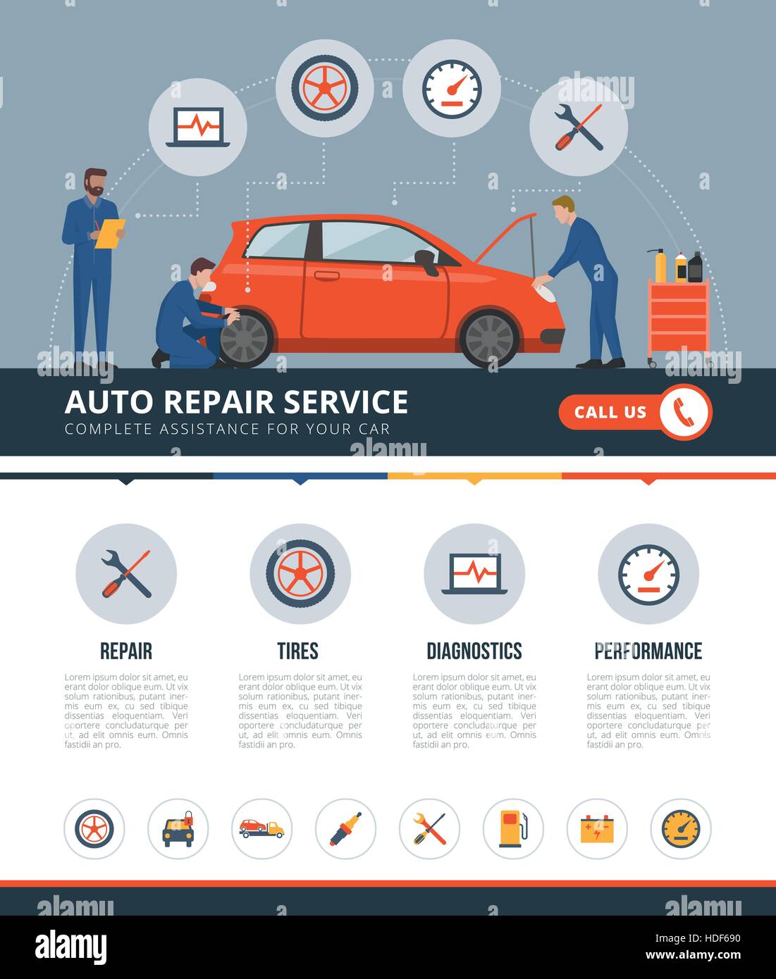 car maintenance infographic