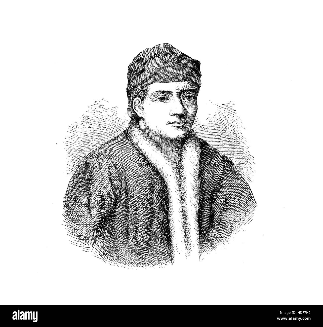 Johannes Müller von Königsberg (6 June 1436 – 6 July 1476), known as Regiomontanus, was a German mathematician, astronomer, astrologer, translator, instrument maker and Catholic bishop Stock Photo