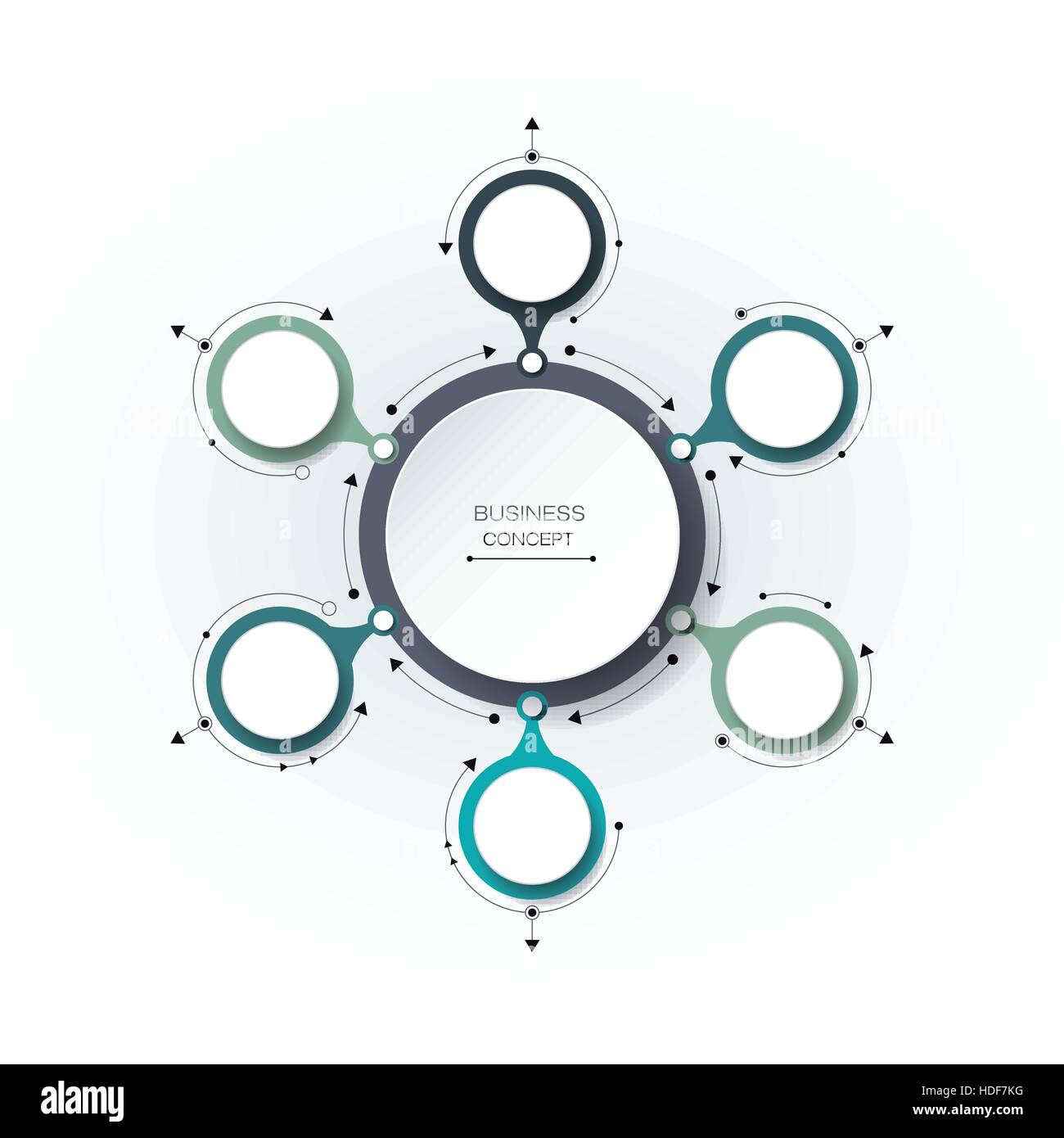 Editable Cycle Diagram Template