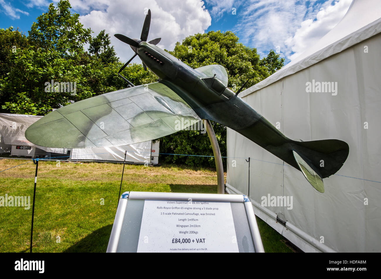 large scale spitfire model