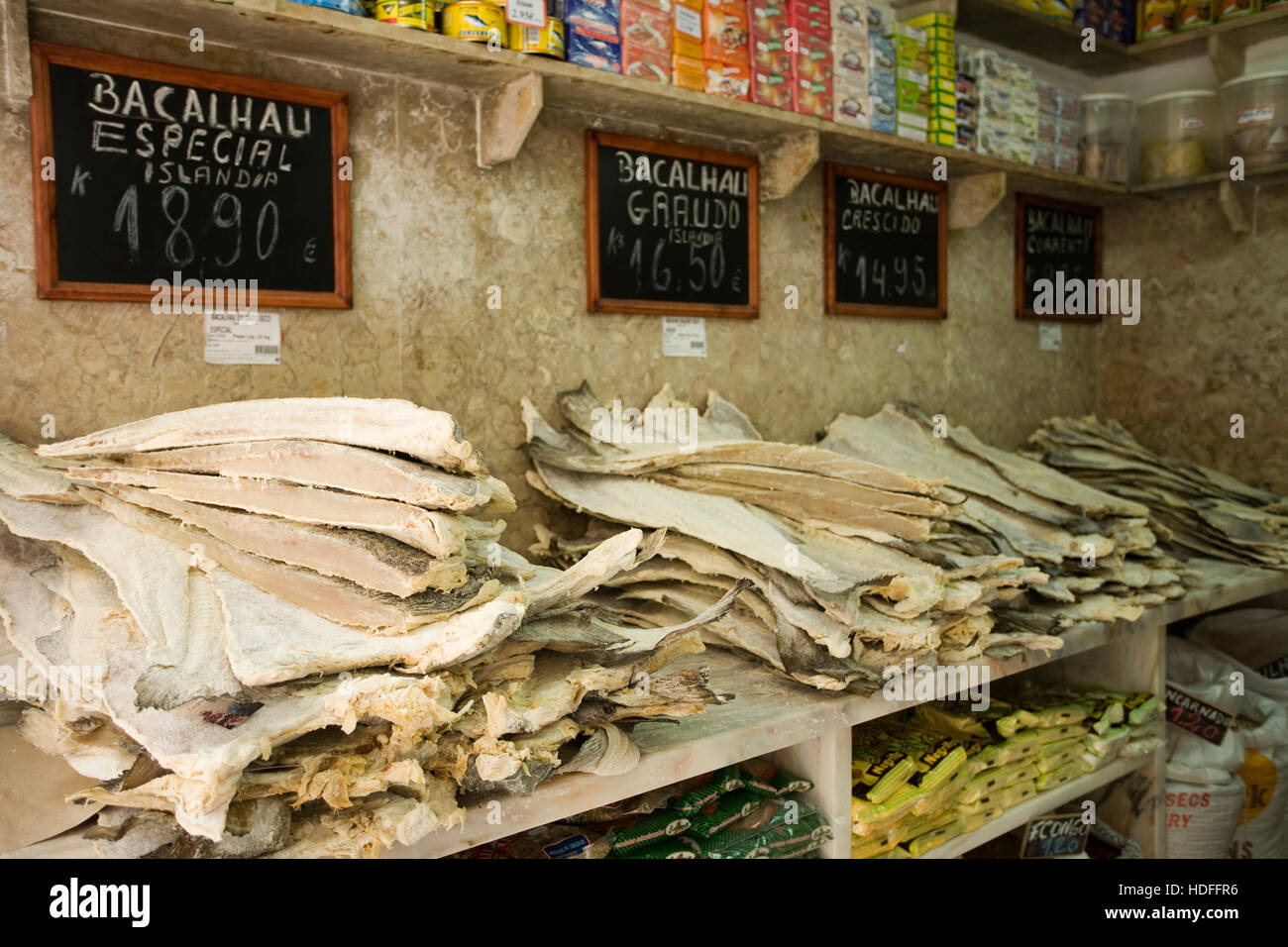 Salted Codfish (Bacalhau), Lisbon, Portugal, Europe Stock Photo Alamy