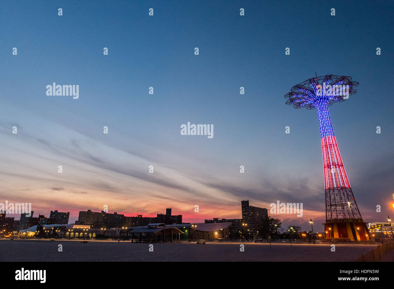 Luna Park Coney Island Night High Resolution Stock Photography and ...