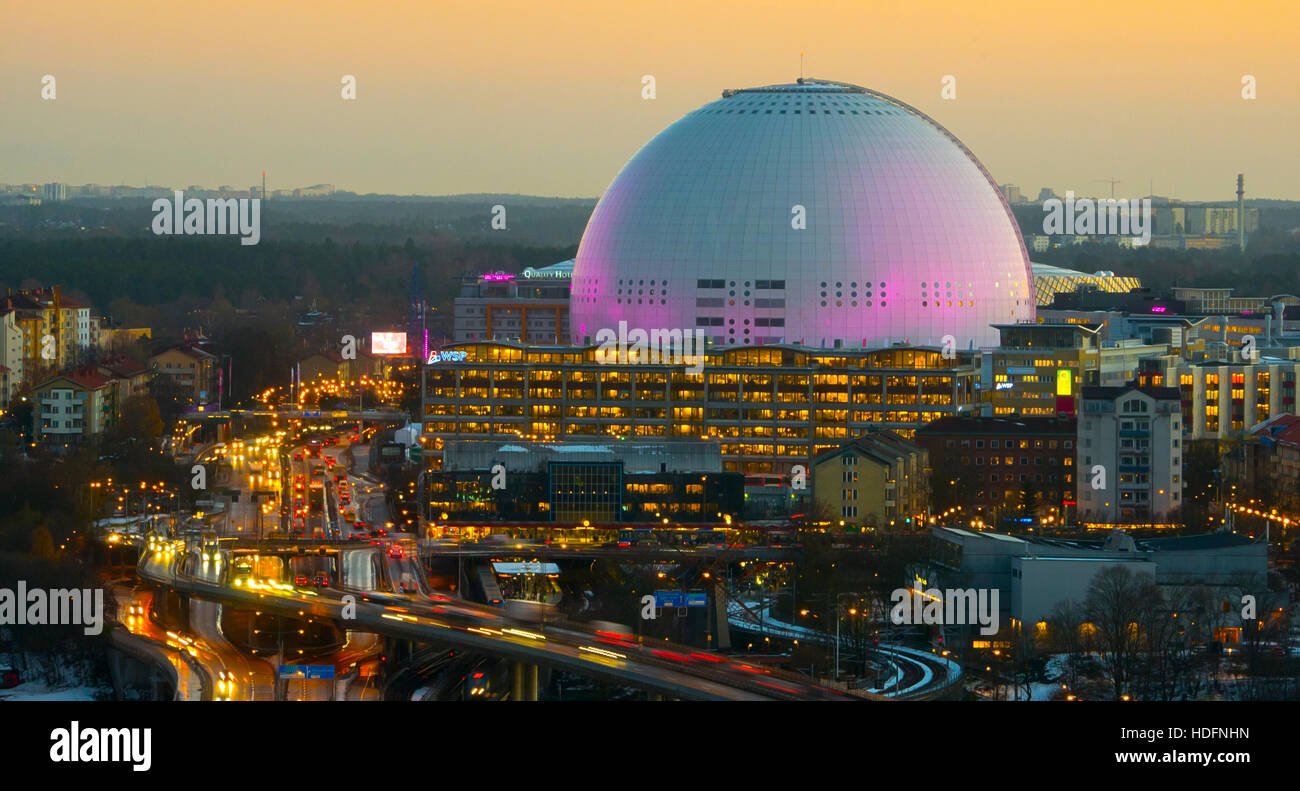 The Ericsson Globe Arena ('Globen'), in Stockholm, Sweden Stock Photo -  Alamy