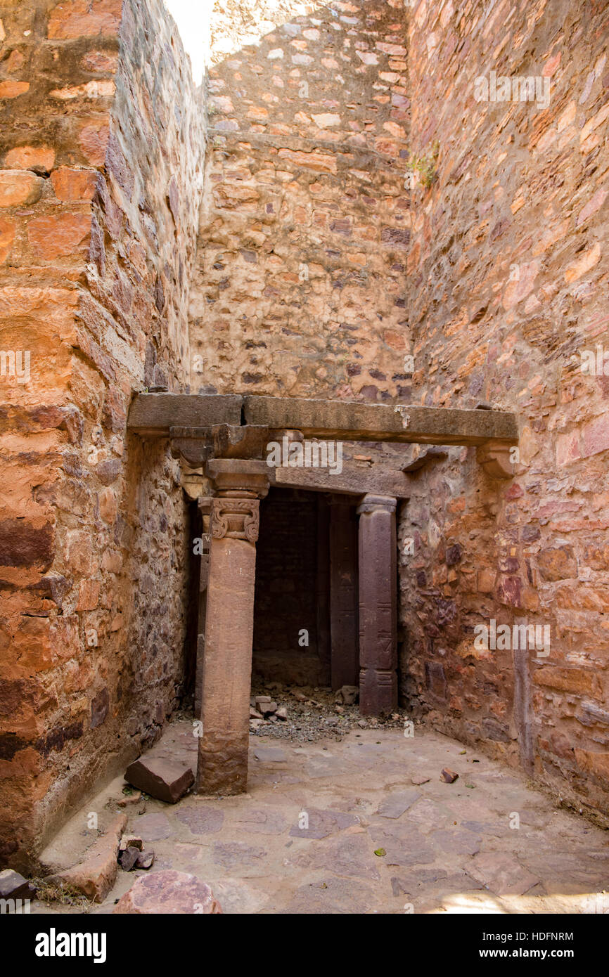 Old fort at the Ranthambore National Park in Rajasthan, India Stock ...