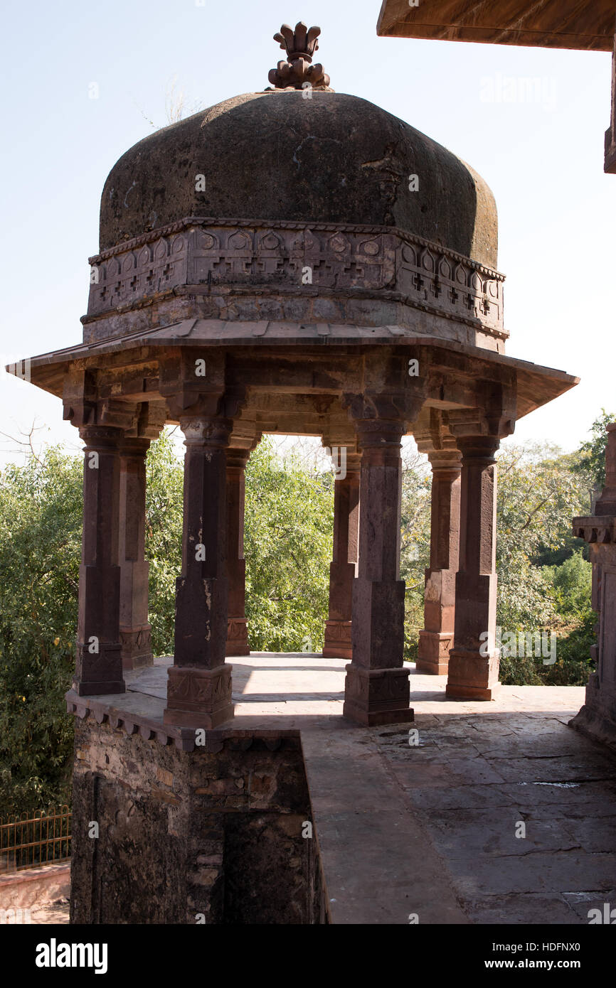 Old fort at the Ranthambore National Park in Rajasthan, India Stock ...