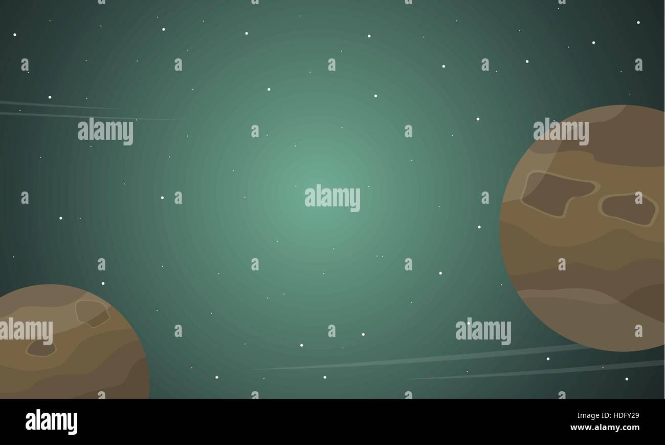 Planet space background of landscape Stock Vector Image & Art - Alamy