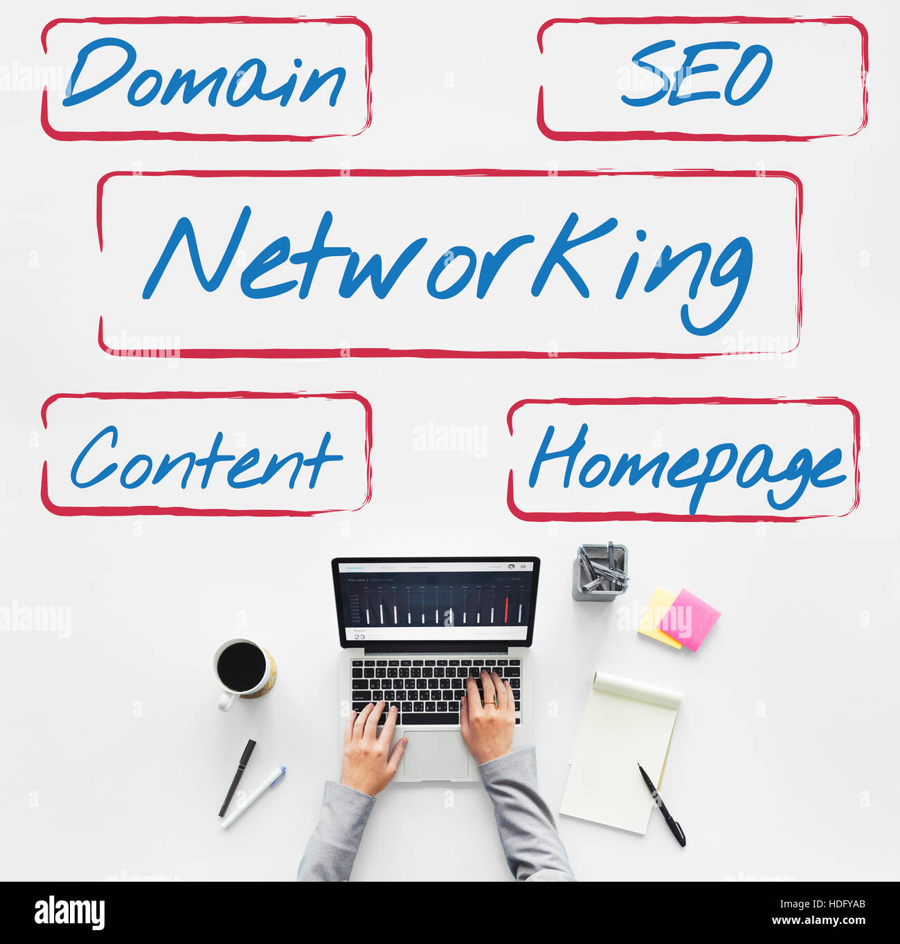 Seo Word Humbnail Web Design Domain Seo Words Stock Photo - Alamy