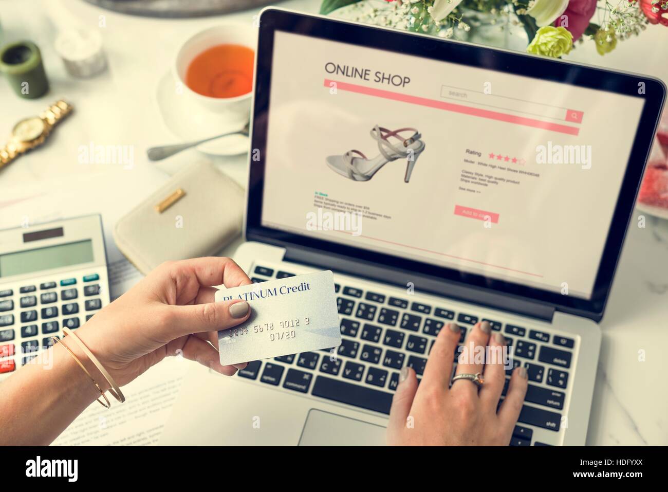 Shopping Internet Digital Connection Networking Concept Stock Photo - Alamy