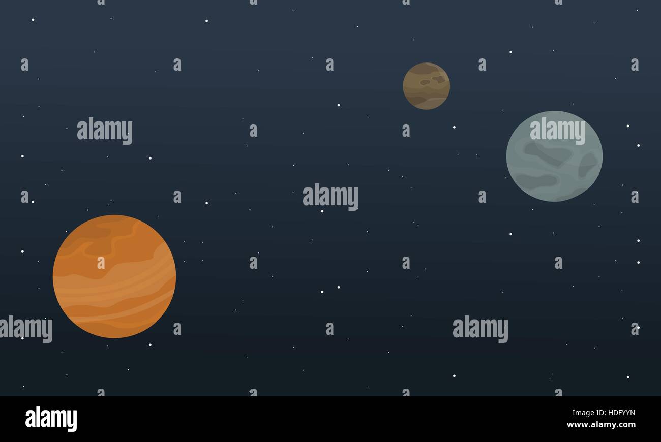 in outer space of landscape Stock Vector Image & Art - Alamy