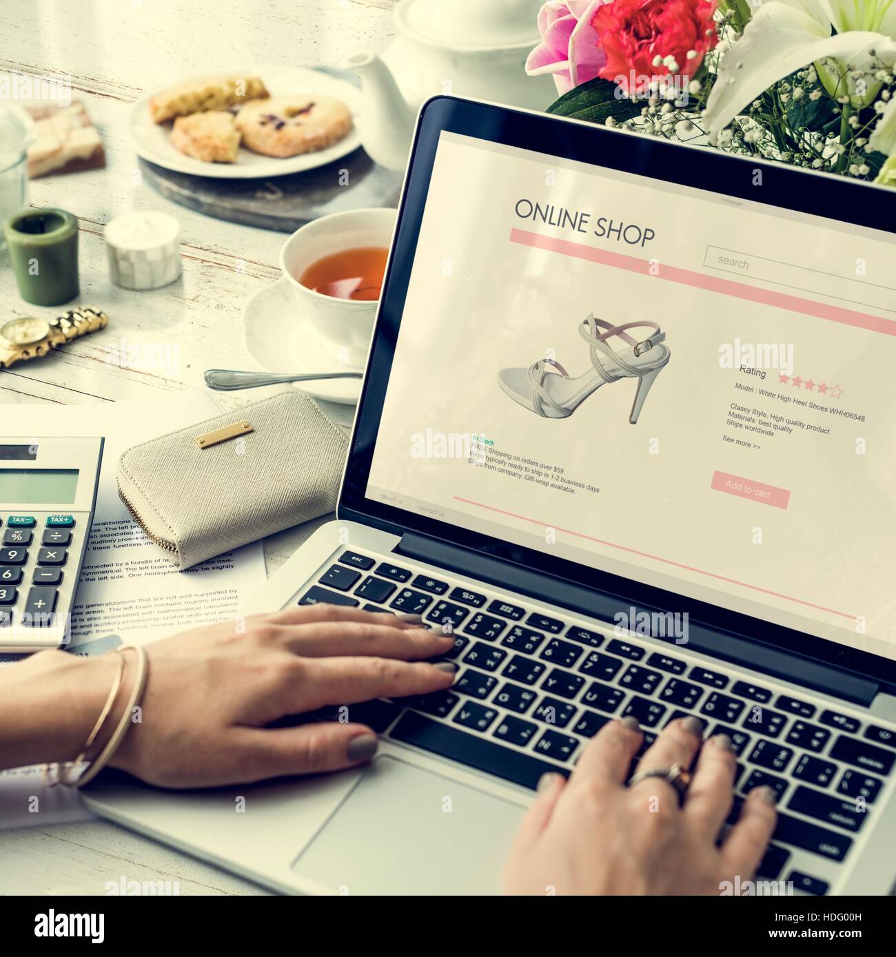 Shopping Internet Digital Connection Networking Concept Stock Photo - Alamy