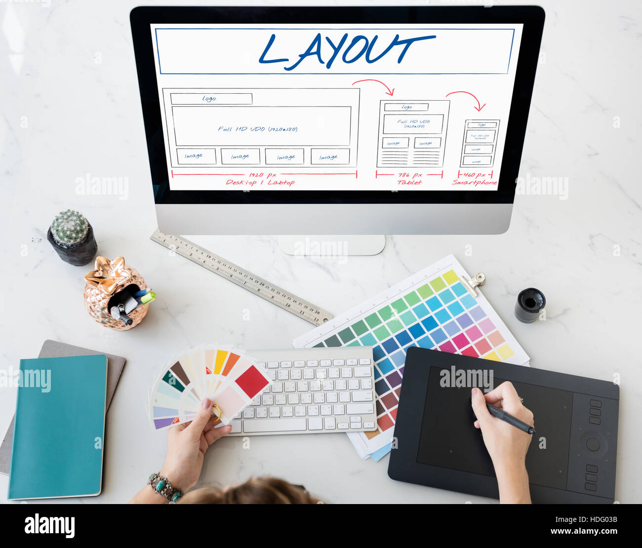 Web Layout Content Coding Template Data Design Concept Stock Photo - Alamy
