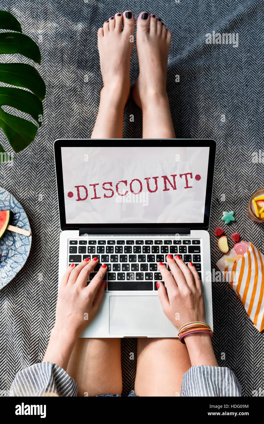 Discount Consumerism Price Promotion Graphic Concept Stock Photo