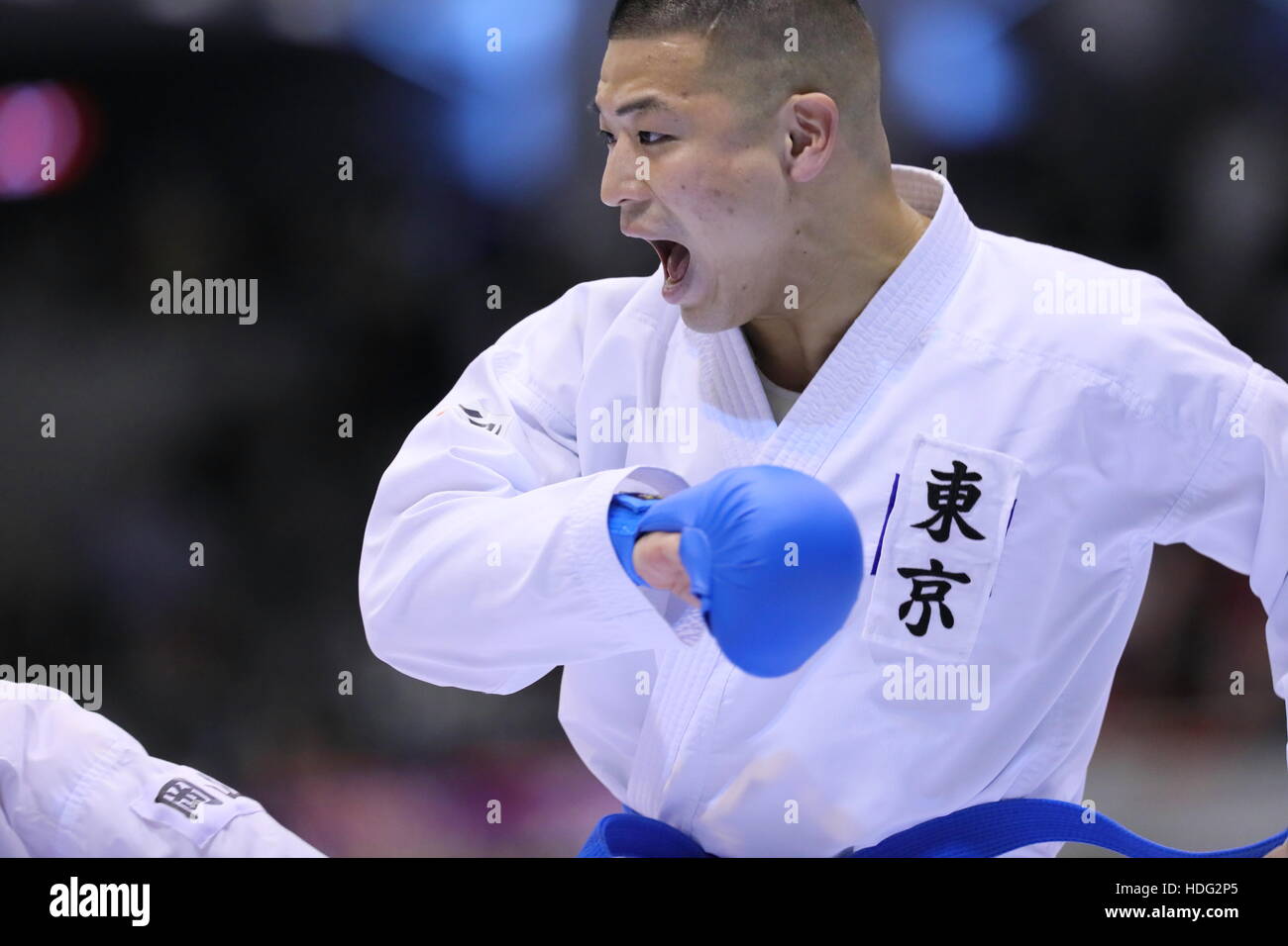 Tokyo, Japan. 10th Dec, 2016. Daisuke Watanabe Karate : The 44th Japan Cup Karatedo Championships, Men's Kumite Tokyo, Japan. 10th Dec, 2016. Daisuke Watanabe Karate : The 44th Japan Cup Karatedo Championships, Men's Kumite