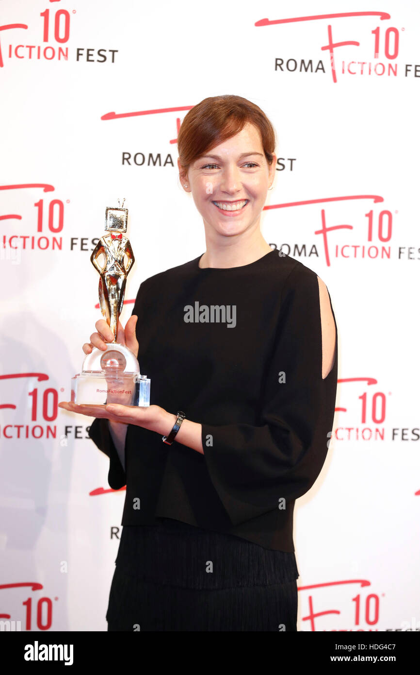 Rome, Italy. 11th Dec, 2016. Cristiana Capotondi attends a red carpet for the Fiction Fest Award on December 11, 2016 in Rome, Italy. Credit:  Fulvio Dalfelli/Alamy Live News Stock Photo