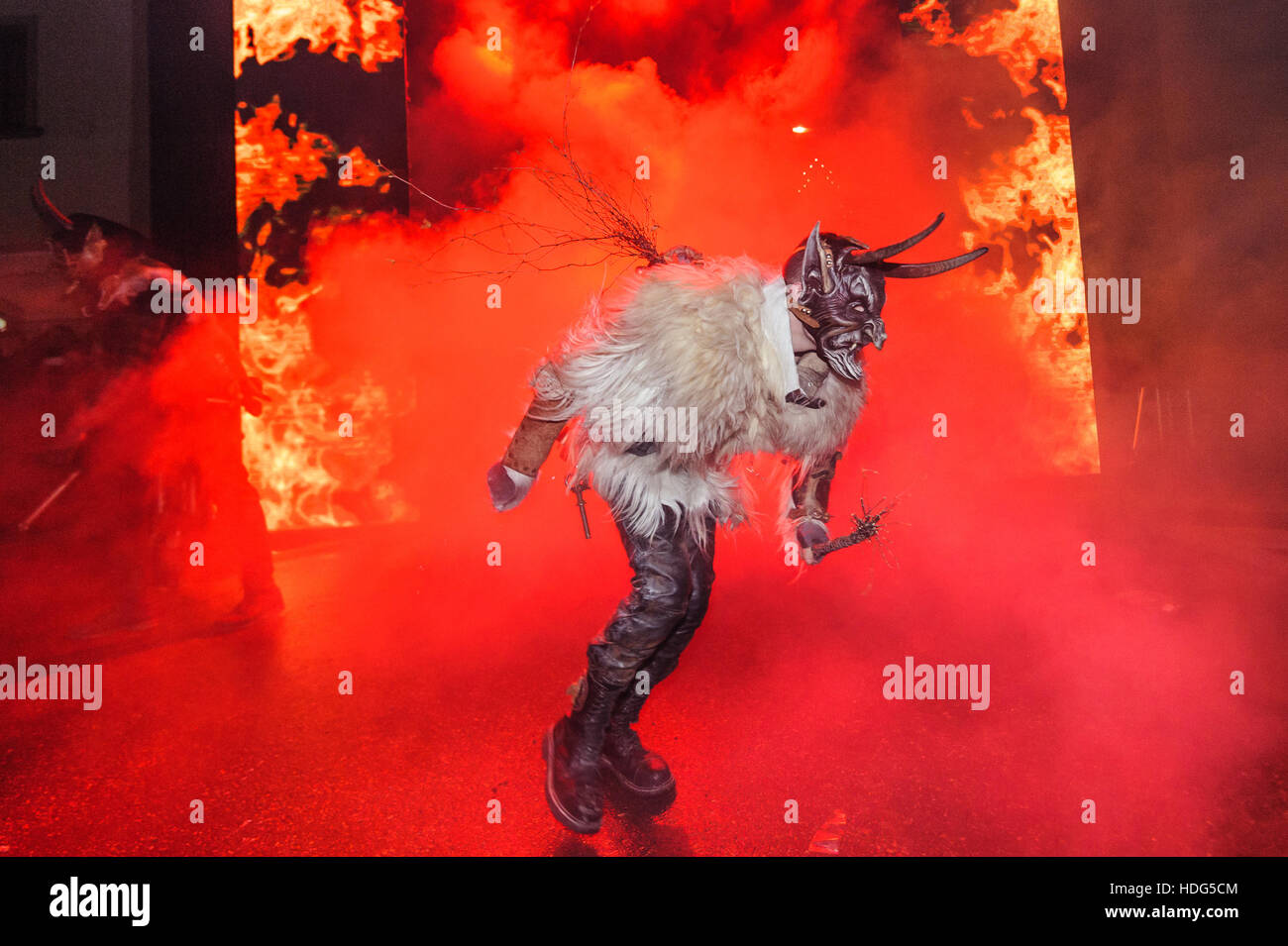 Man dressed krampus attends krampus hi-res stock photography and images -  Alamy