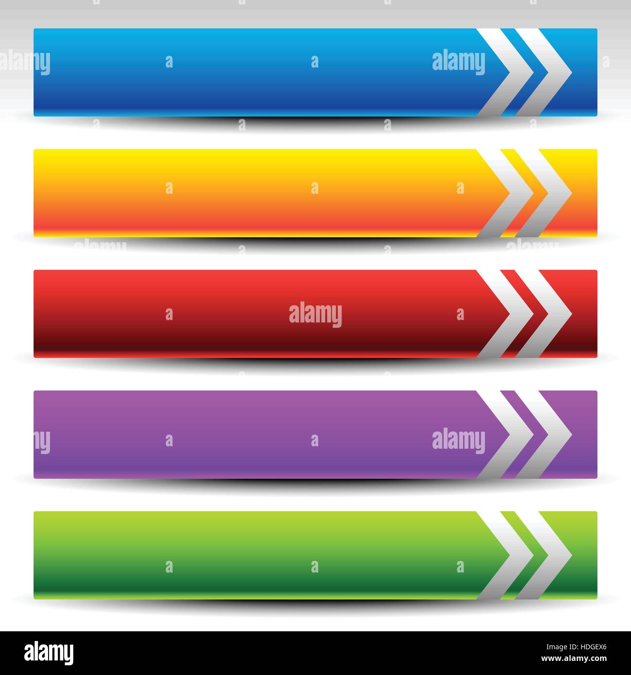 Banner, button (plaque) background, shape set in vibrant colors Stock ...