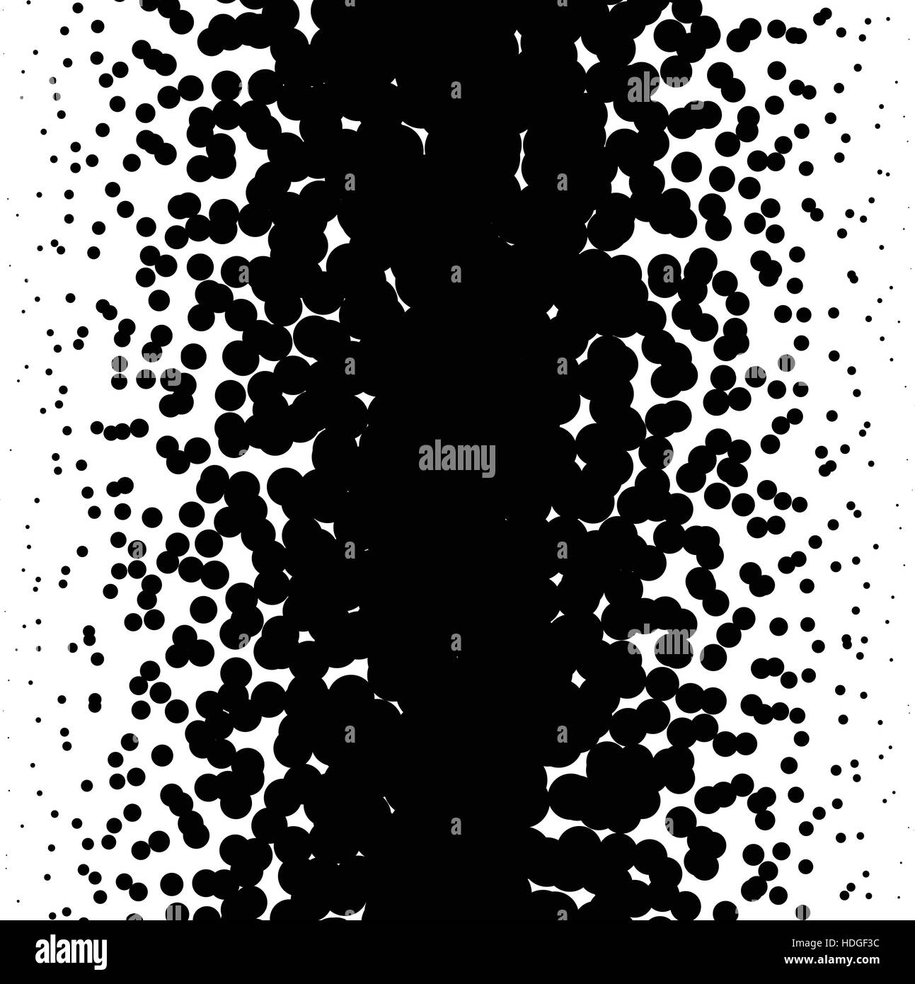 Random circles pattern. Halftone pattern, halftone gradient with random ...
