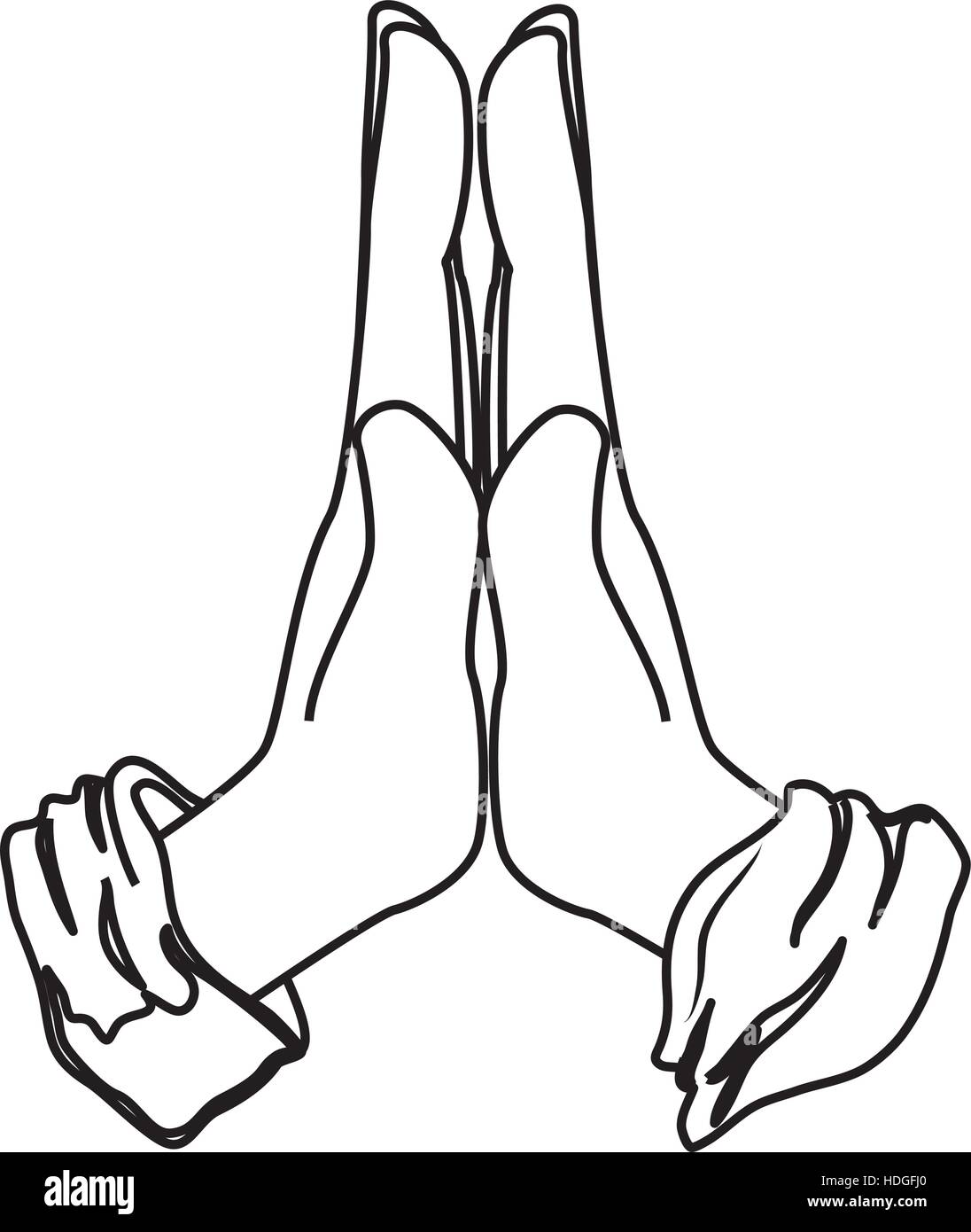 Praying Hands Cut Out Stock Images &amp; Pictures - Page 2 - Alamy