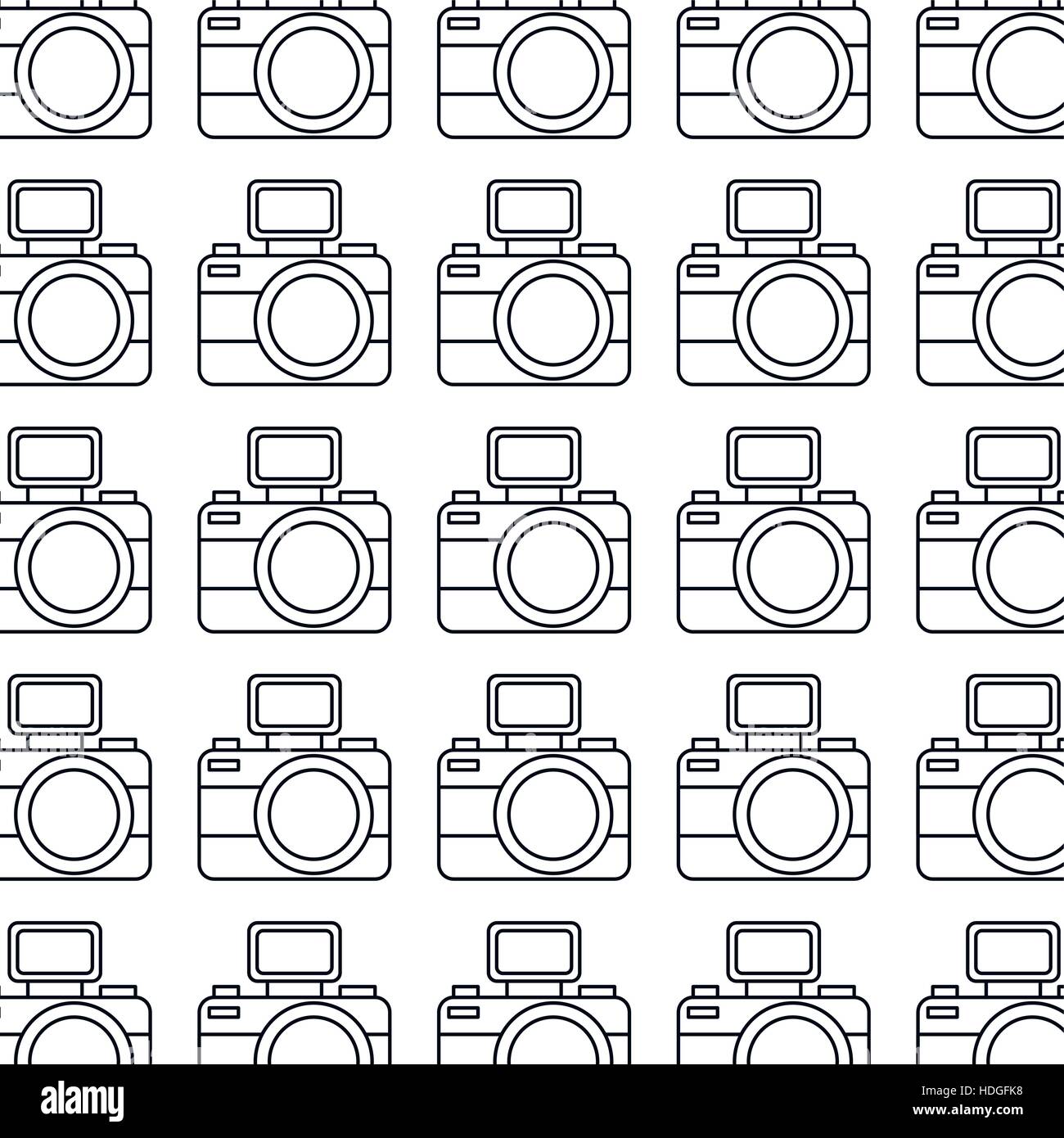 Vintage film cameras Stock Vector Images - Alamy