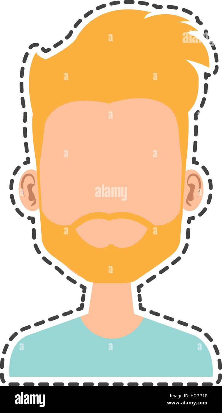 young man character icon vector illustration design Stock Vector Image ...