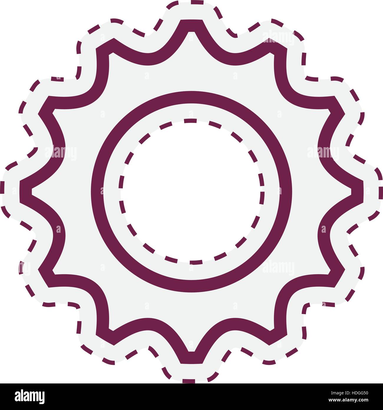 gear setting isolated icon vector illustration design Stock Vector ...