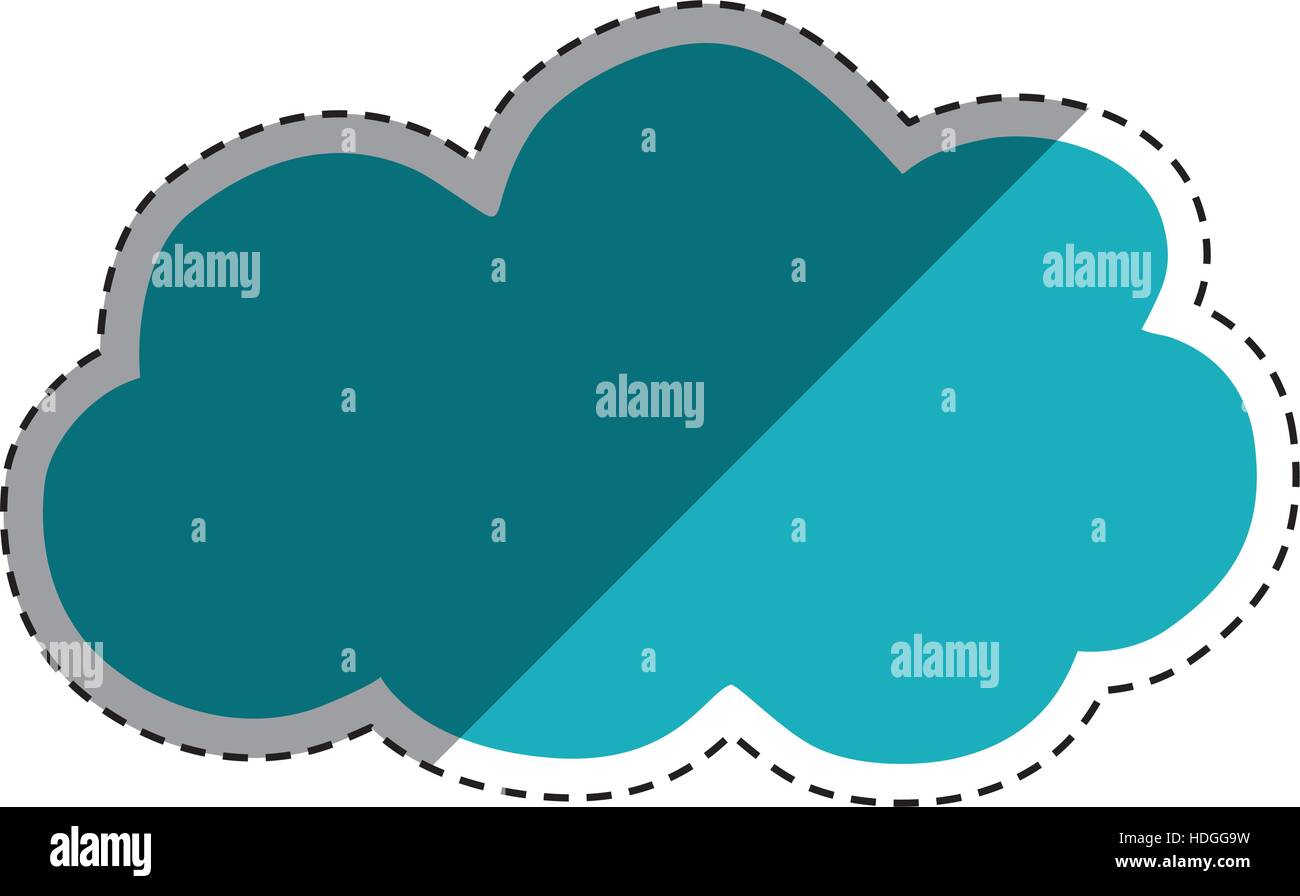 Isolated cloud weather Stock Vector Image & Art - Alamy