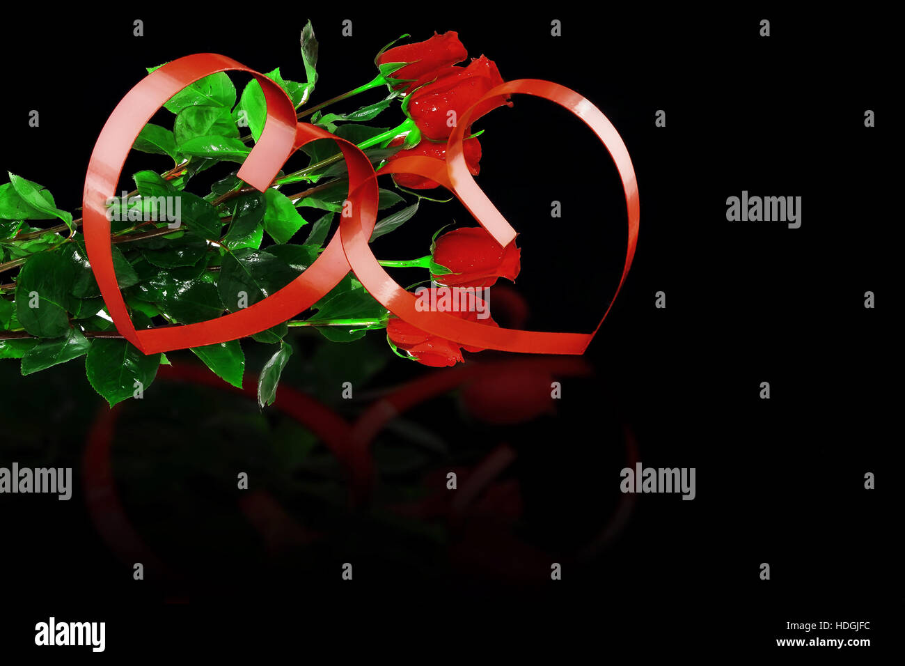 Intertwining roses hi-res stock photography and images - Alamy