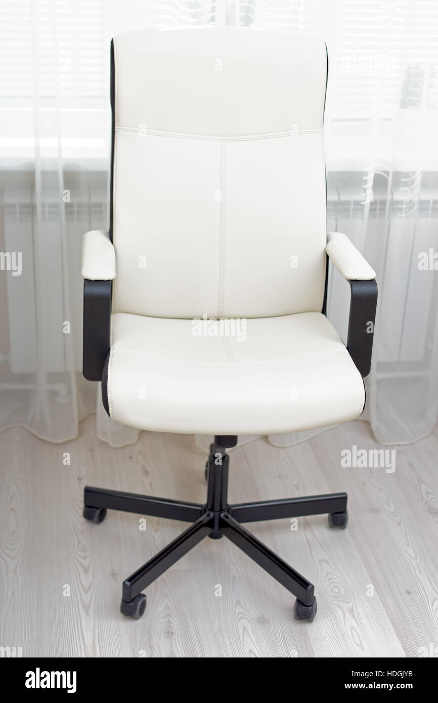 Office chair in living room Stock Photo Alamy