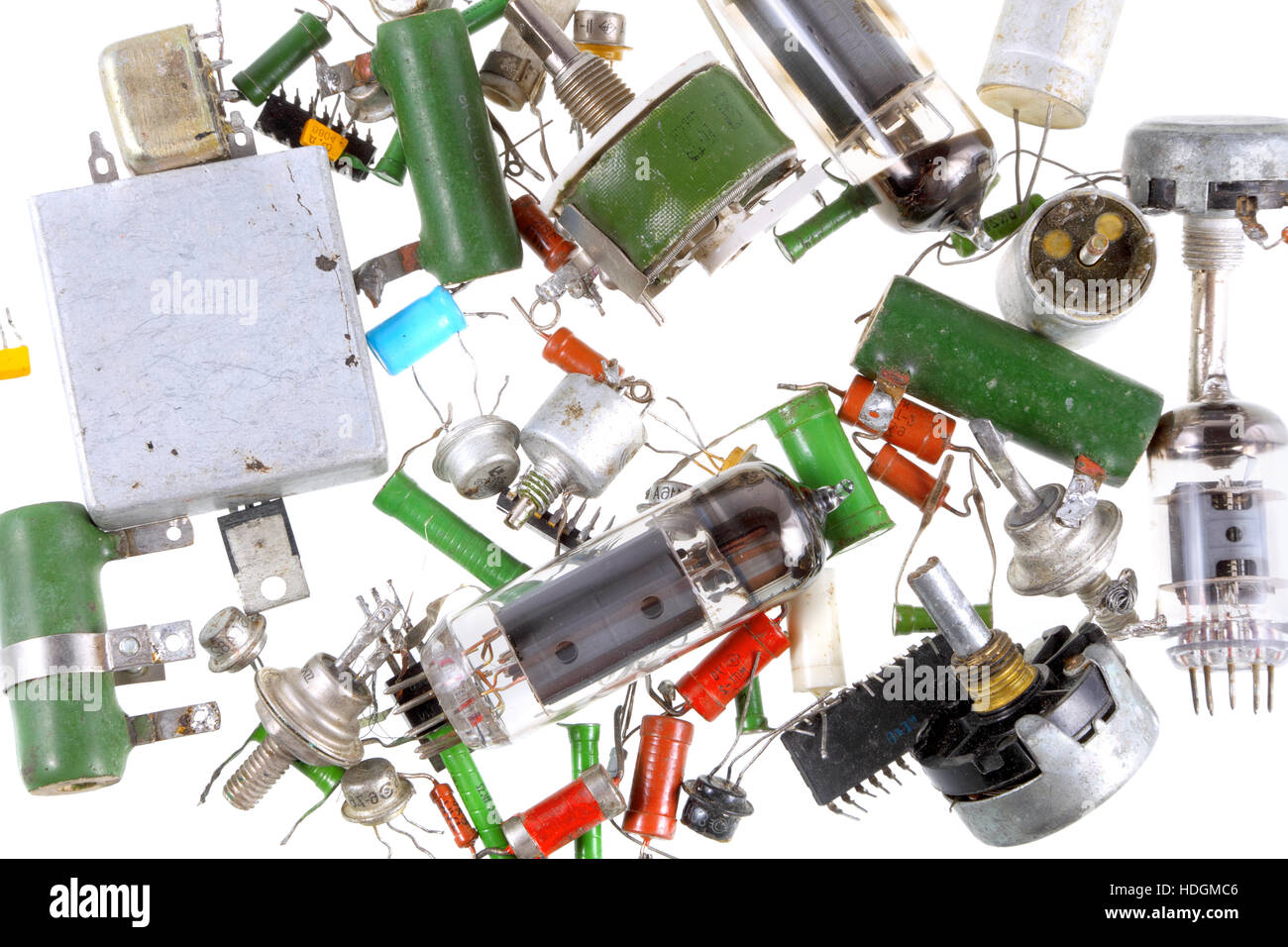 Vintage radio components hi-res stock photography and images - Alamy