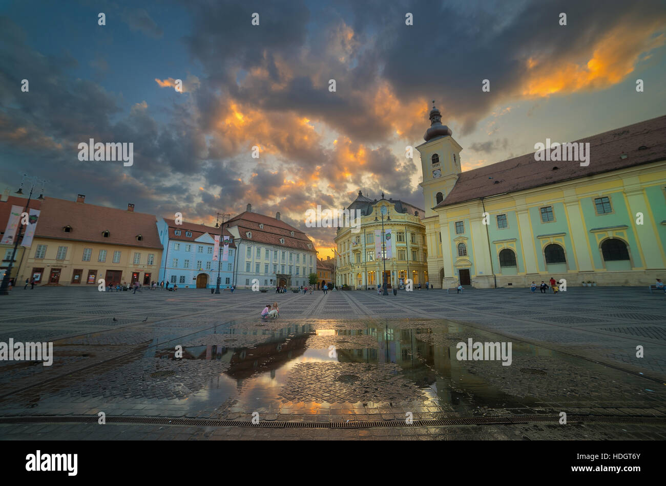 Sibiu, Hermannstadt, Romania Stock Photo