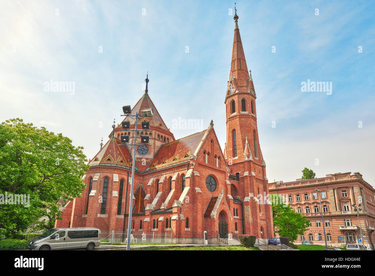 Reformed Church (Calvinist Church) in Hungary-is the largest Protestant church in Hungary. Stock Photo