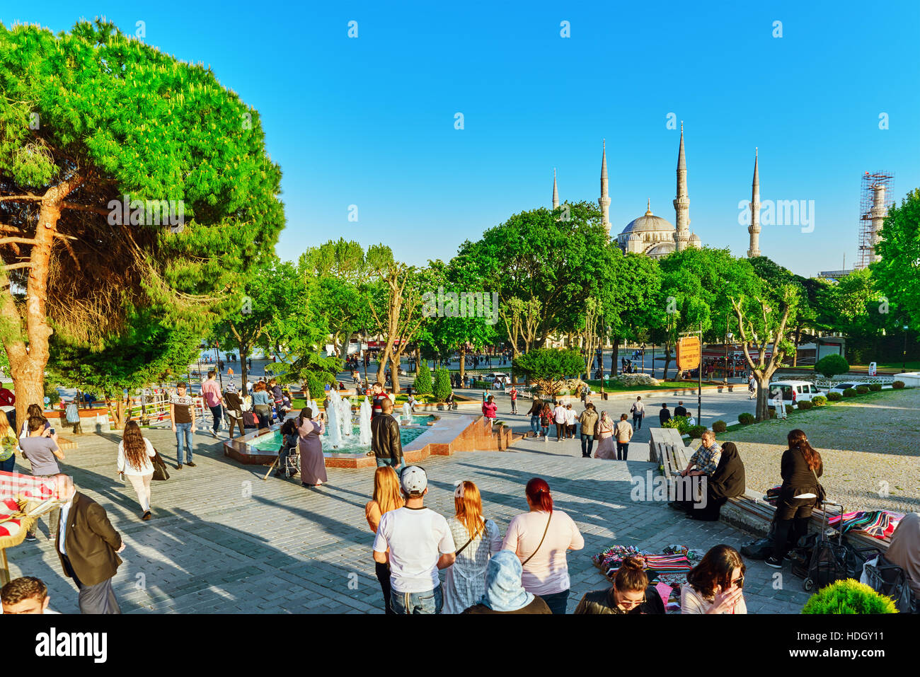 ISTAMBUL, TURKEYMAY 07, 2016 Beautiful landscape urban view,city