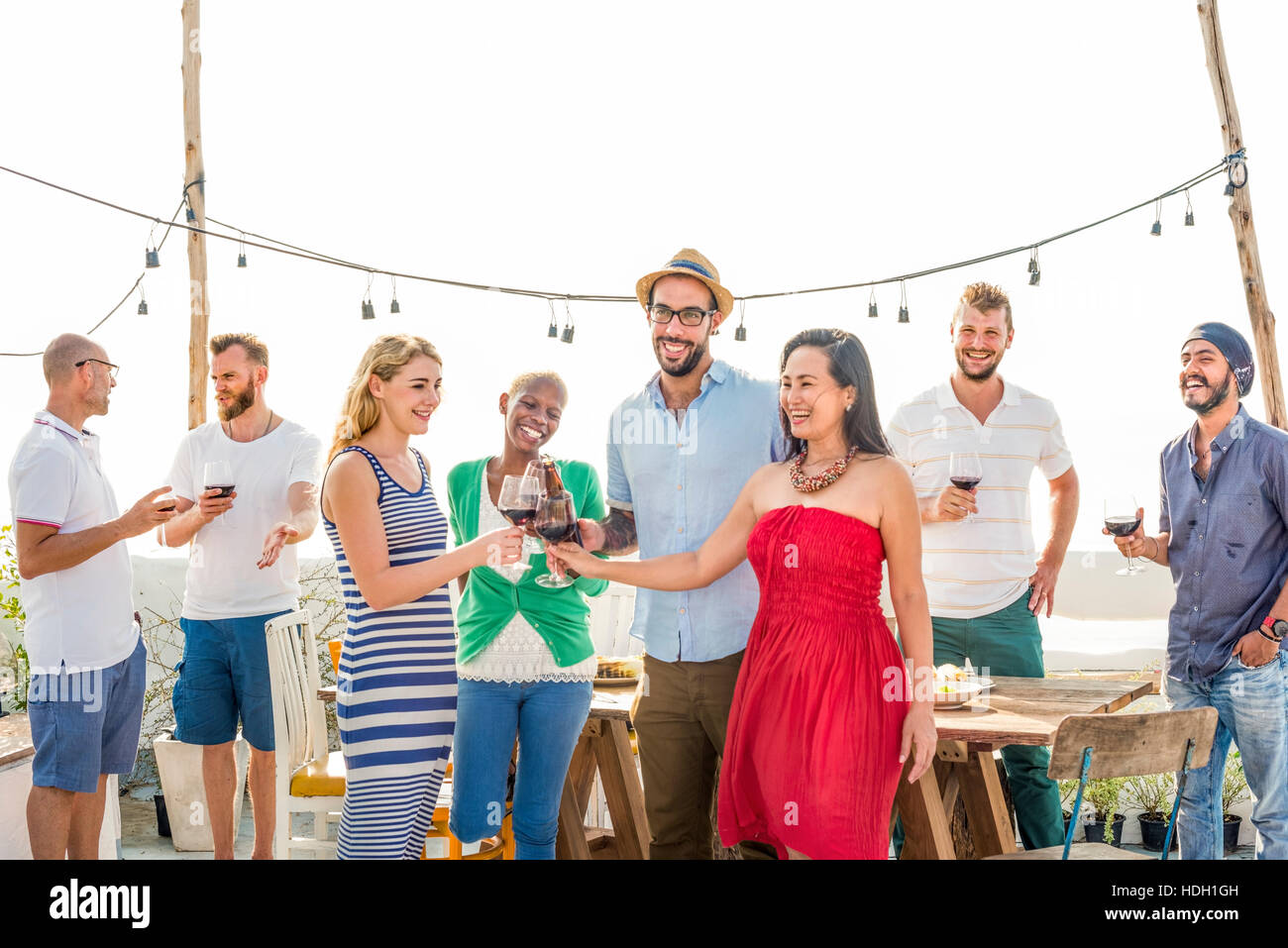 Group Of People Party Concept Stock Photo Alamy