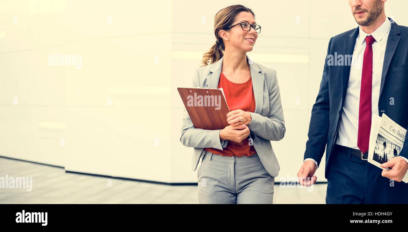 Business People Commuter Walking City Life Concept Stock Photo - Alamy
