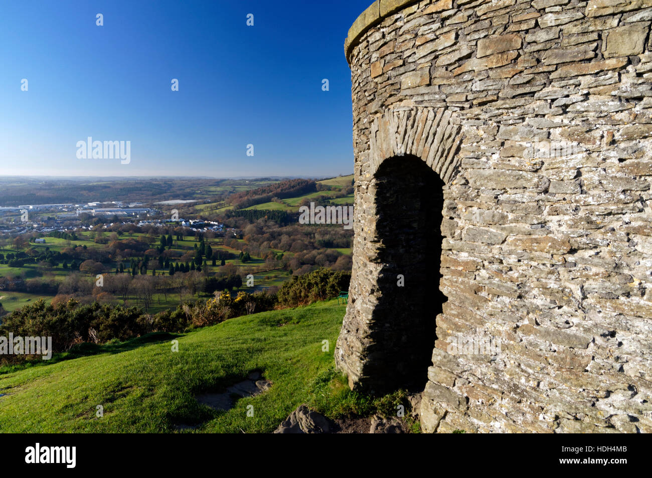Tower known as "Billy Wynt" on the top of Y Graig hill, Llantrisant