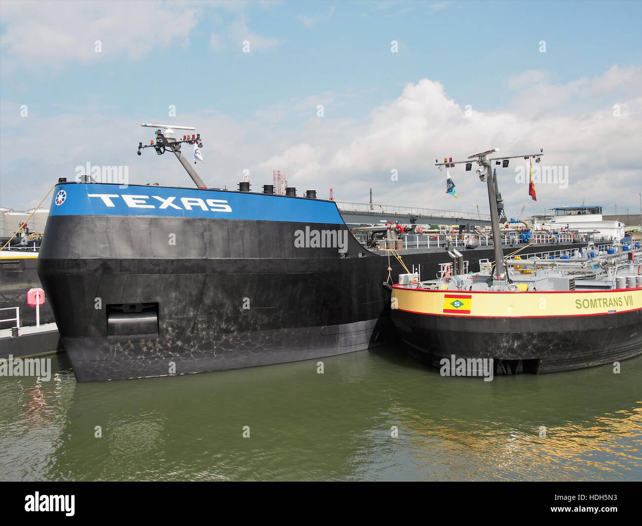 Texas (ship, 2004) ENI 6004033 Port of Rotterdam pic2 Stock Photo