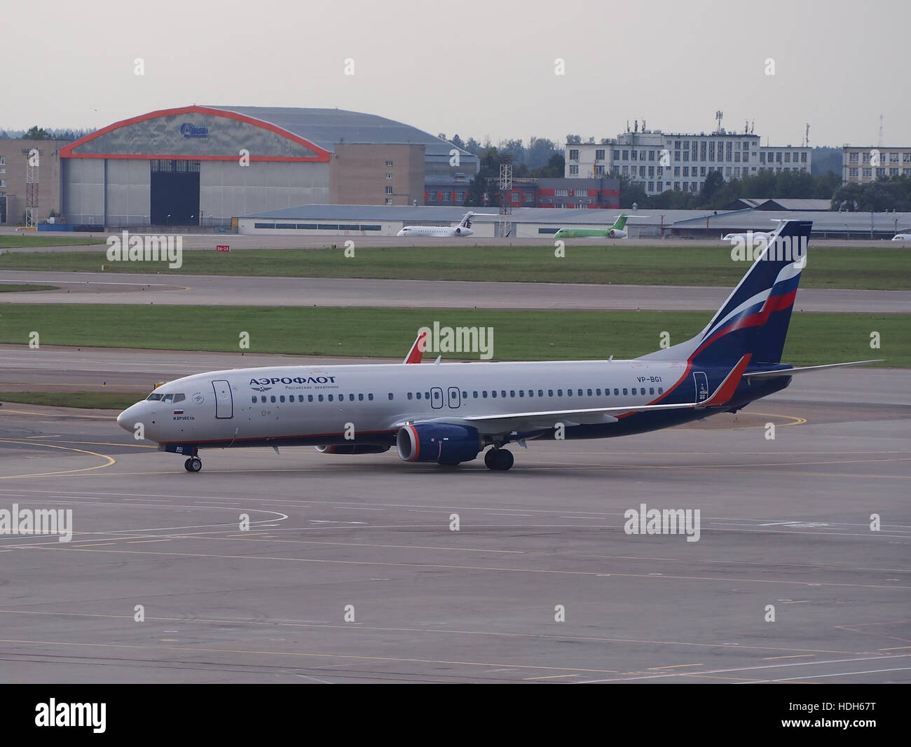 The aircraft VP-BGI is captured at Sheremetyevo International Airport ...