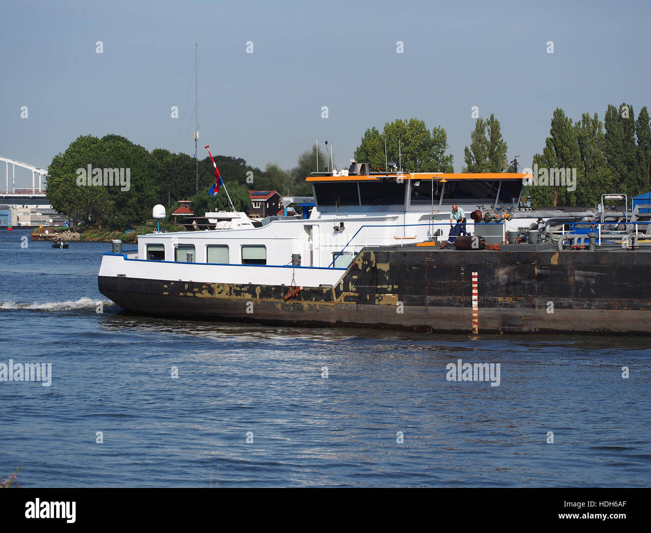 Eloise (ship, 2007) ENI 02328919 op het Amsterdam-Rijn kanaal pic6 Stock Photo