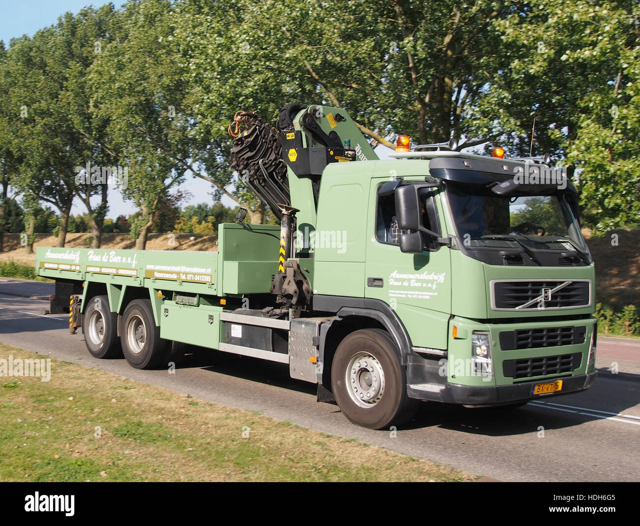 Volvo truck, Aannemersbedrijf Hans de Boer vof, truckrun 2016 pic2 Stock Photo