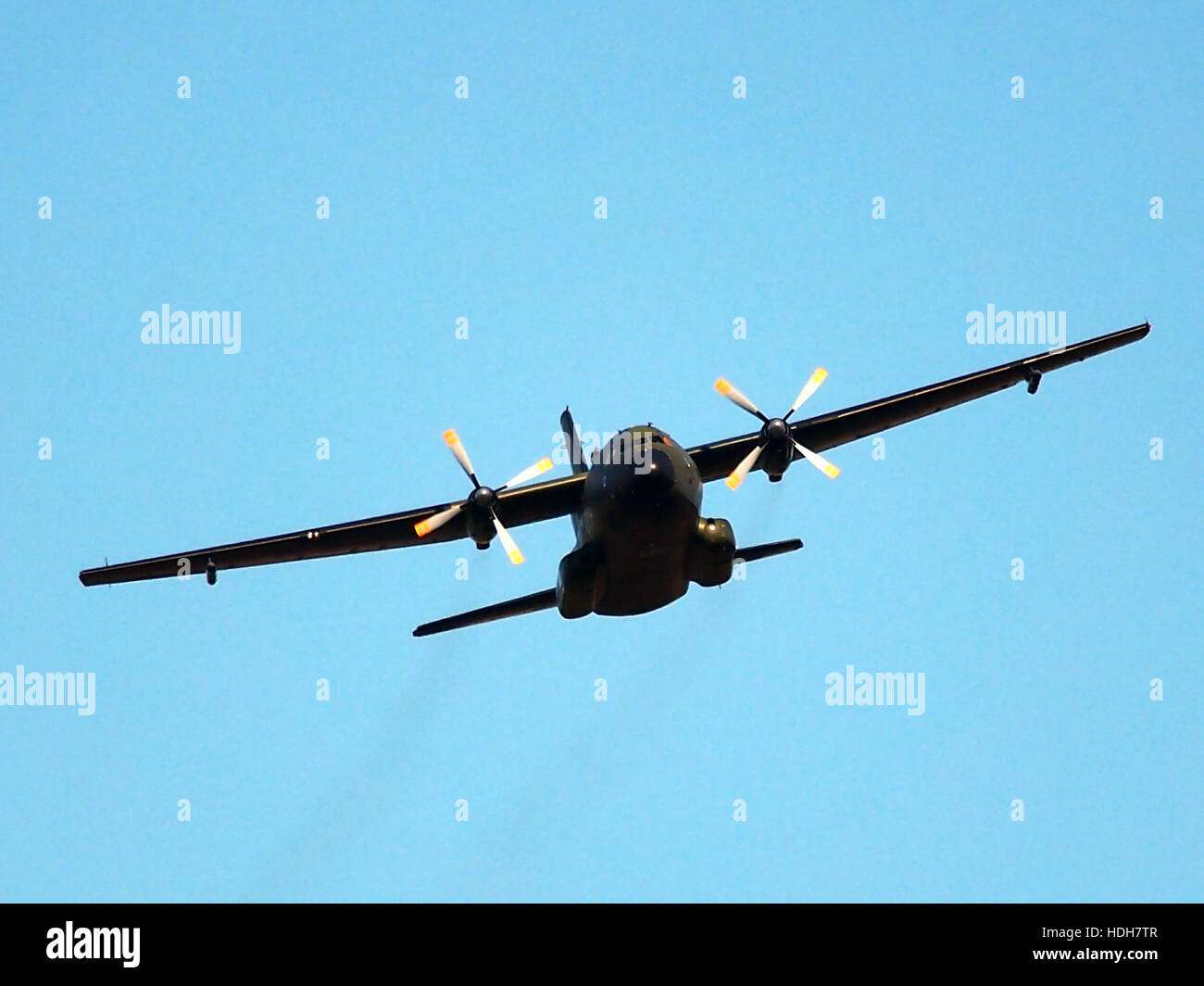 C-160 Transall over the Loreley pic2 Stock Photo