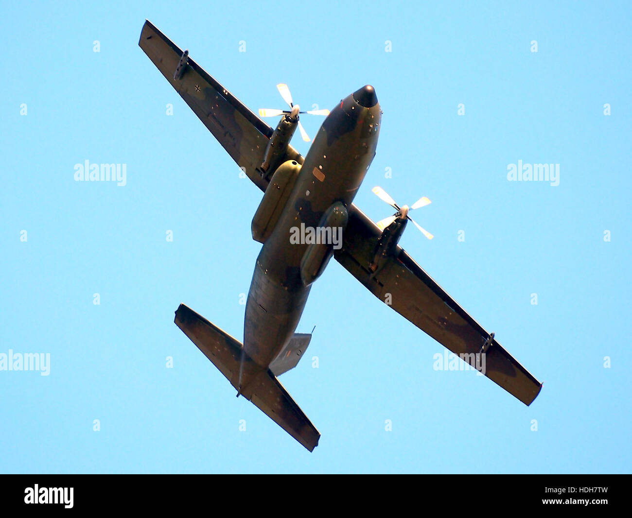 C-160 Transall over the Loreley pic3 Stock Photo