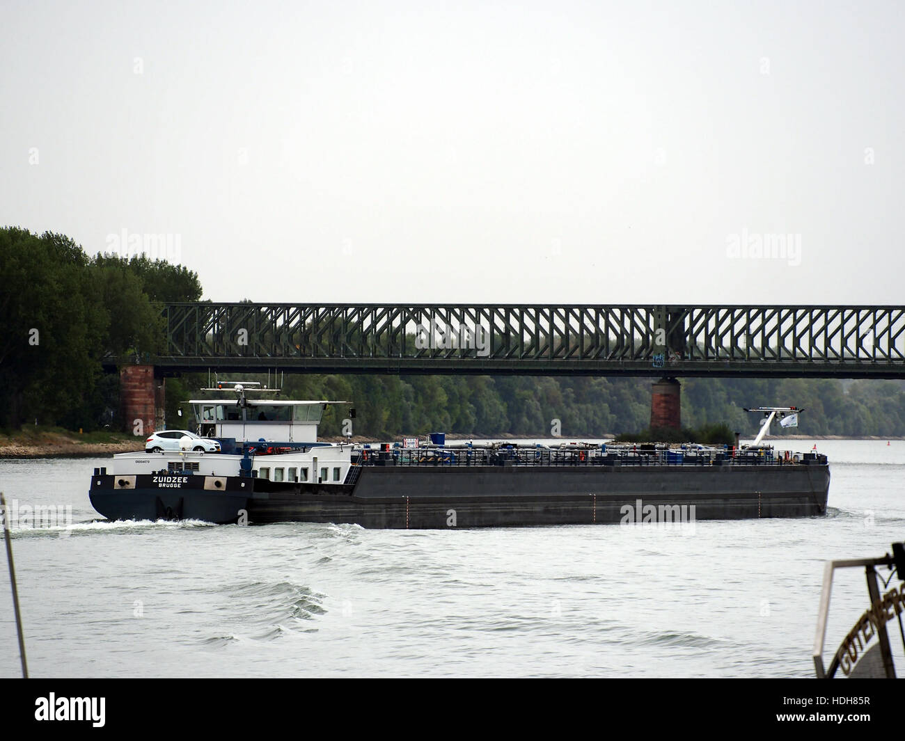 Zuidzee (ship, 2004) ENI 06004070 on the Rhine at Mainz pic2 Stock Photo