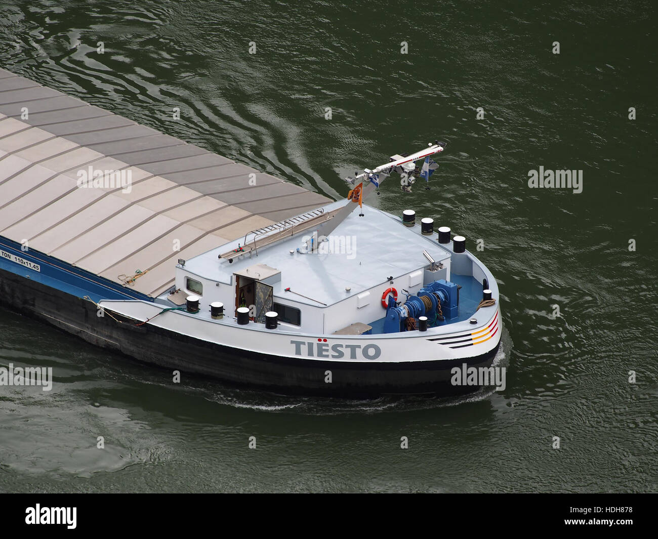 (ship, 2002) on the Rhine at the Loreley pic6 Stock Photo