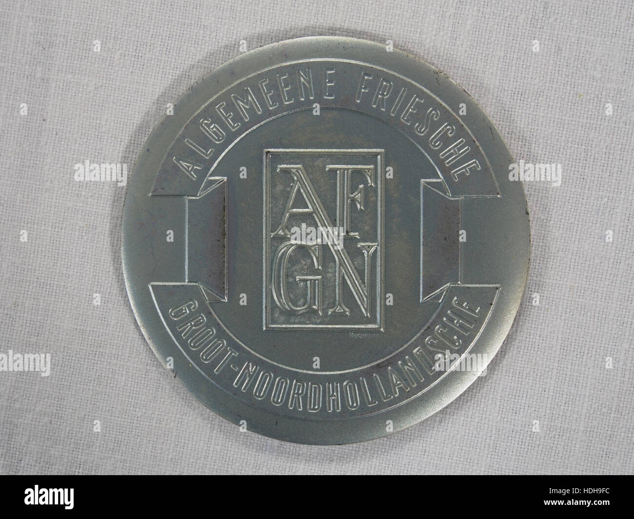 Algemeene Friessche GrootNoordhollandsche reklamespiegetje Stock Photo
