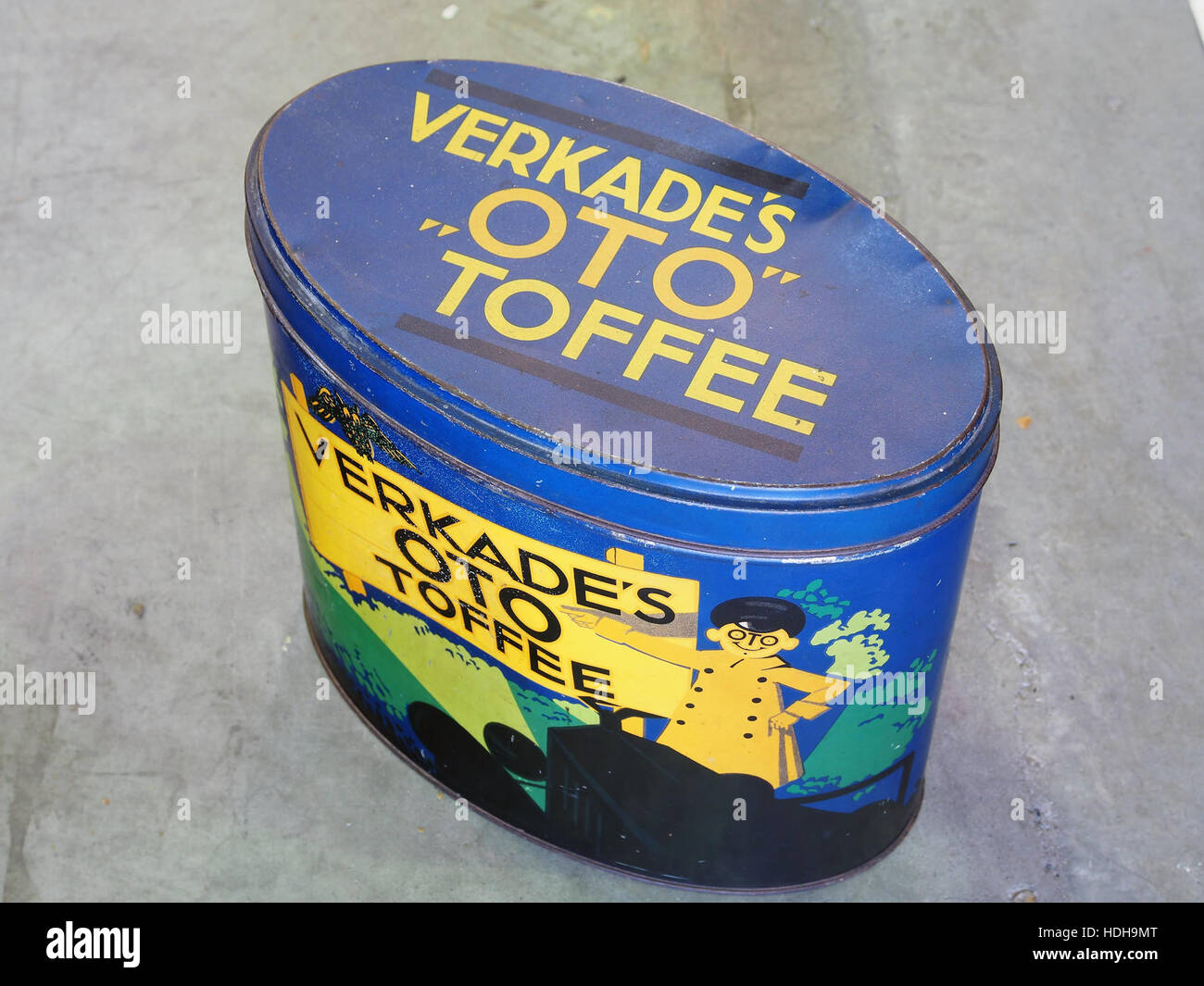 Verkade's Oto toffee blik pic2 Stock Photo - Alamy