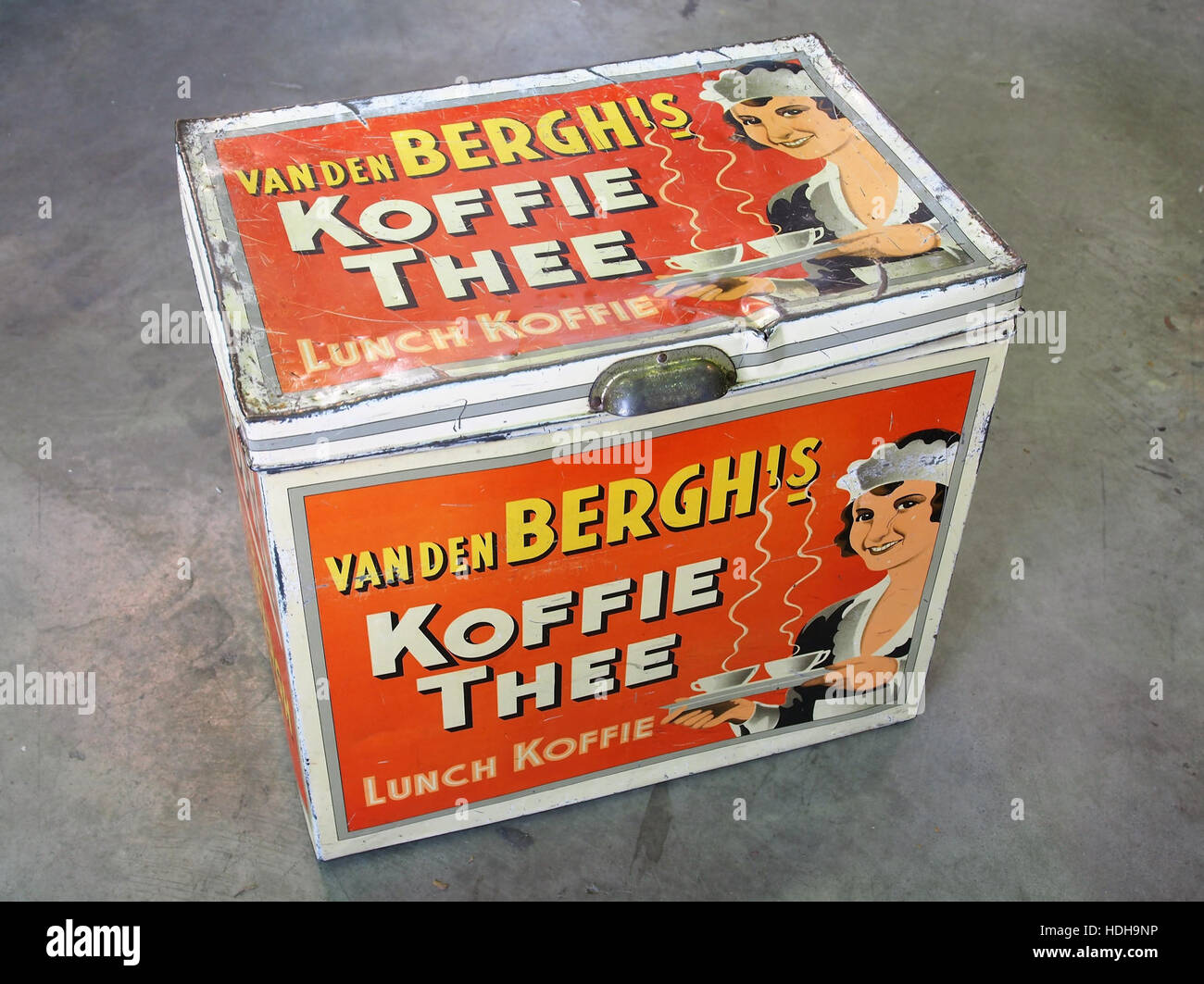 Van den Berghs Koffie & Thee blik pic2 Stock Photo