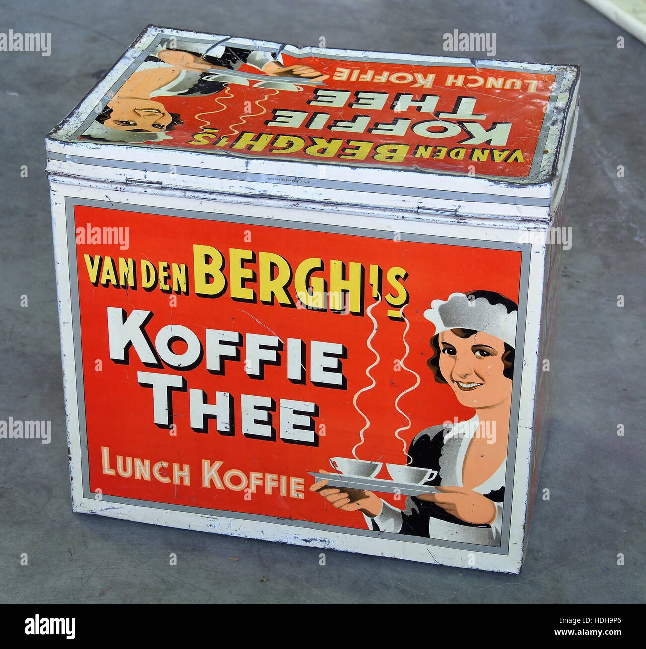 Van den Berghs Koffie & Thee blik pic3 Stock Photo