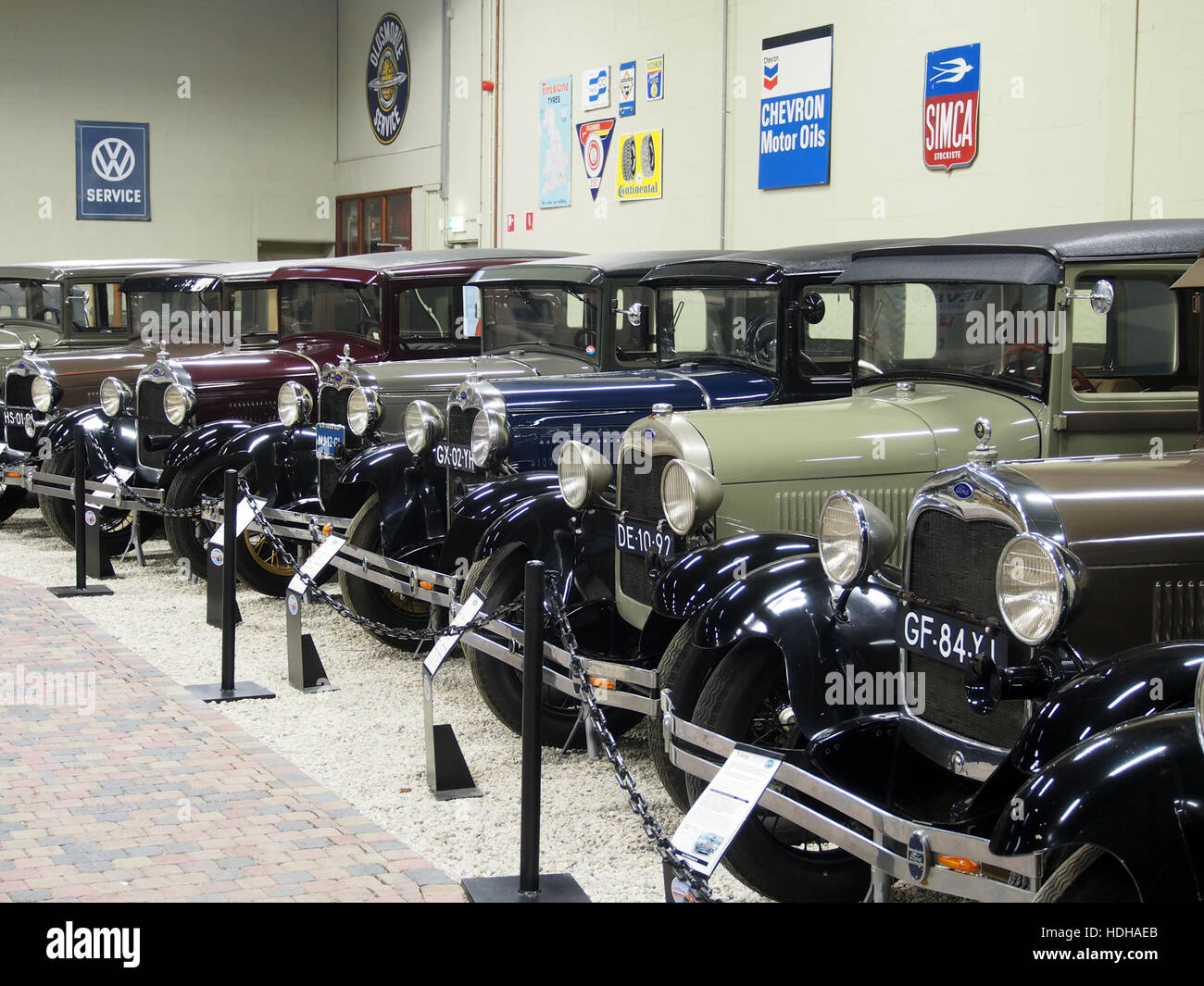Interior of the Den Hartogh Ford Museum pic20 Stock Photo