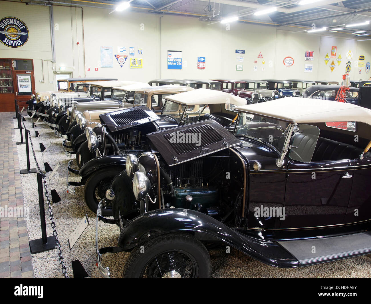 Interior of the Den Hartogh Ford Museum pic18 Stock Photo
