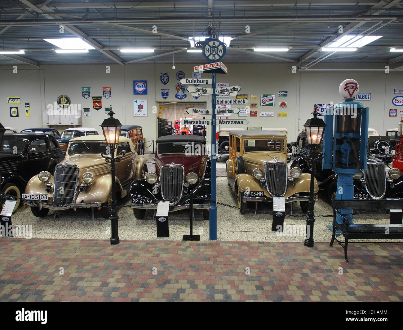 Interior of the Den Hartogh Ford Museum pic8 Stock Photo